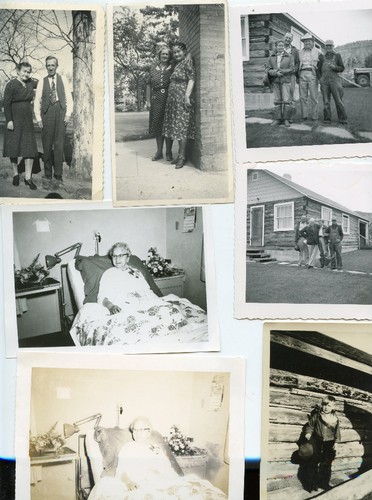 Older snapshot w photos - 16, b/w